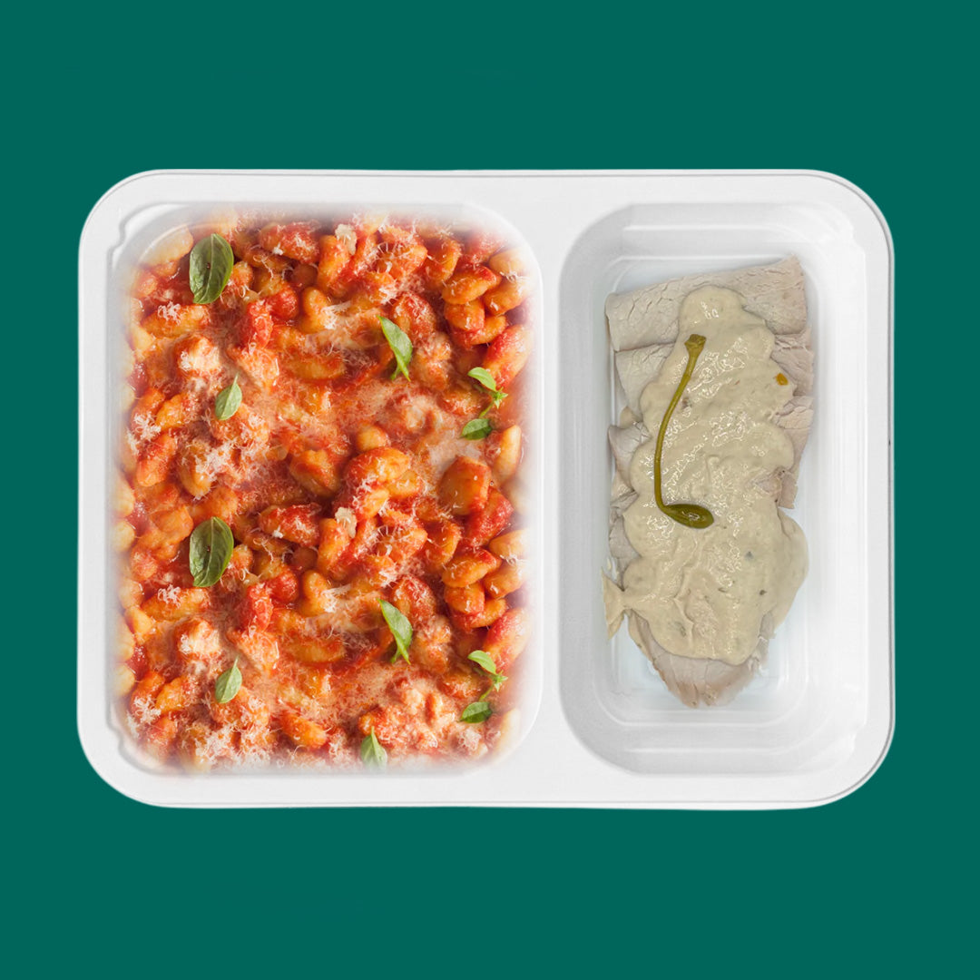 Gnocchi alla sorrentina + vitello tonnato